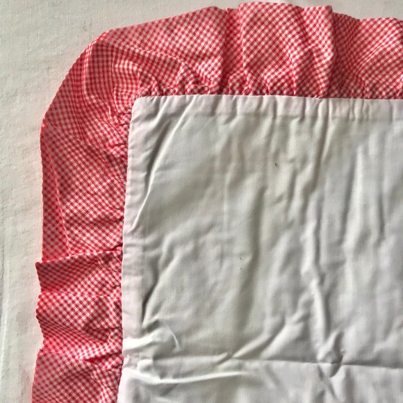 Vintage Britannica Home Fashions Ladybug Standard Pillow Sham Quilted 26" X 20" - Picture 13 of 16